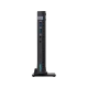 Asus E520-B094M masaüstü bilgisayar, dikey tasarımlı siyah kasa ve ön USB bağlantı noktalarıyla önden görünüm