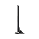 Samsung 43MU7000 Ultra HD 4K LED televizyonun siyah ayaklı yan görünümü, genel renk seçeneği