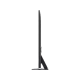 LG 55QNED816RE Ultra HD 4K QNED televizyonun siyah ekranlı ince yan görünümü, genel renk seçenekleriyle.