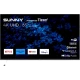 Sunny SN65FMN503 Ultra HD 4K TV’nin önden görünümü, ekranda mavi çiçek desenli içerik yer alıyor