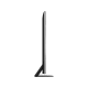 Samsung 85QN85F Ultra HD 4K QLED TV siyah ince tasarımlı, ayaklı dikey görünüm, genel renk