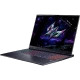 Acer Predator Helios Neo 16S AI PHN16S-71-975M siyah oyuncu laptop, açık ekran ve RGB klavye görünümü