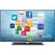 Vestel 48PF8575 Full HD FHD LED televizyon, siyah çerçeveli ekranda Smart TV uygulama ikonları