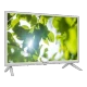 Axen AX24LED09-B HD Ready HD TV, beyaz çerçeveli LED televizyonun yaprak görüntülü önden görünümü