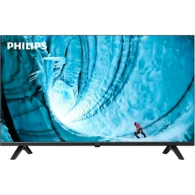 Philips 40PFS6009 Full HD FHD LED televizyon, ekranda buzlu sahne ve siyah tasarım, vitrinde tek parça görünüm