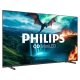 Philips 75MLED810 Ultra HD 4K LED televizyon; ejderha ve ateş sahneli ekranda, genel renk tasarımı.