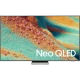 Samsung 85QN85F Ultra HD 4K QLED TV, Neo QLED yazılı canlı renkli ekran görünümü, genel renk
