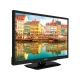 Vestel 24HD5400 HD Ready LED televizyon, siyah çerçevesi ve renkli şehir manzarasıyla önden görünüm