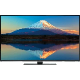 Beko B49L 9783 5S Quatro UHD+ Ultra HD 4K TV, ekranda dağ manzarası ve göl yansımasıyla