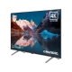 Grundig 75 GJU 8500 A Ultra HD 4K TV, siyah çerçeveli LED televizyon ve dağ manzaralı ekran