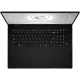 MSI CreatorPro X18 HX A14VKSG-481TR gri iş ve ofis laptopu klavye ve dokunmatik alan görünüyor