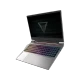 Casper Excalibur G880.1362-BFA0X-C gri oyuncu laptop, açılmış ekranda RGB klavye ve siyah ekran tasarımı