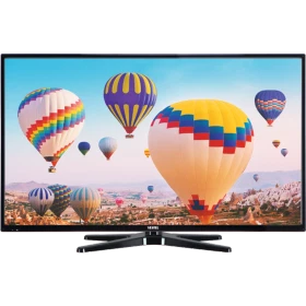 Vestel 32HB5110 HD Ready LED televizyon, siyah çerçeveli ekranda renkli sıcak hava balonları gösterimi