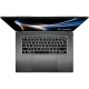 MSI Prestige 16 AI+ C3MG-039TR gri iş ve ofis laptopu, açık klavye ve dokunmatik panel görünümü