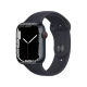 Apple Watch Series 7 Cellular 45 mm siyah alüminyum kasa ve spor kordonlu akıllı saat