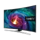 Samsung 65JS8500 Ultra HD 4K TV, genel renk tasarım; canlı UHDTV ekran ve ince çerçeve görünümü