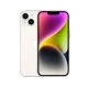 Apple iPhone 14 Plus beyaz akıllı telefonun ön ve arka yüzü, çift kamera ve tam ekran tasarım detayları