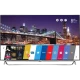 LG 65UB930V Ultra HD 4K LED televizyon; şehir manzarası ve canlı menü ekranı ile vitrin görünümü