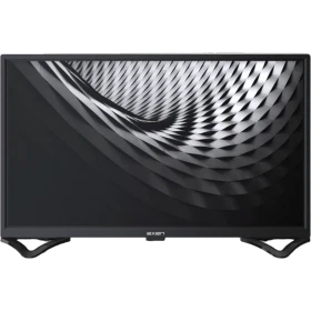 Axen AX32DAB04-TNR HD Ready LED televizyon, siyah çerçeveli ekran ve iki ayaklı tasarım