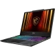 MSI Cyborg 15 B2RWFKG-208XTR FR45 siyah oyuncu laptop; açık ekranda ejderha arması ve RGB klavye ışıkları.