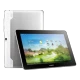 Huawei MediaPad 10 Link 4G gümüş renk öğrenci tableti, önde ekran ve arkada kasa görünümü