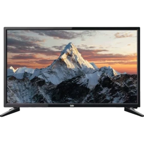 Beko B24L 5845 4BE HD Ready HD TV, siyah çerçeveli televizyon ve ayakları
