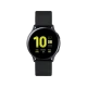 Samsung Galaxy Watch Active 2 40 mm siyah alüminyum akıllı saat, yuvarlak ekranda saat ve sağlık bilgileriyle