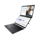 Asus Zenbook DUO OLED UX8406CA-PZ208W siyah iş odaklı laptop, çift ekranlı çizelge ve görüntü ekranlarıyla.