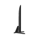 Grundig 55 GGU 9760 A Ultra HD 4K LED televizyonun yandan görünen ince ve siyah tasarımı