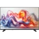 Vestel 43UG9750 Ultra HD 4K LED televizyon, siyah çerçeveli ve renkli dalga görüntülü ekranıyla önden görünüm
