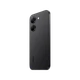 Siyah Poco X8 Pro akıllı telefonun arka yüzeyi, çift kamera ve düz kenarlı şık tasarımıyla yandan görünüm
