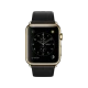 Apple Watch Edition 42 mm akıllı saat, 18 ayar sarı altın kasa ve klasik tokalı siyah kayış
