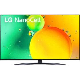 LG 55NANO766QA Ultra HD 4K LED TV ekranında NanoCell canlı renkler ve damla animasyonu, genel renk.