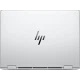 HP EliteBook 8 Flip G1i 13 AI gümüş laptop arka yüzünde HP logosu ve menteşeli tasarım görünüyor