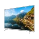 Arçelik A49L 8840 5W Ultra HD 4K LED televizyon, dağ ve göl manzarası gösteren ince ekran