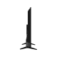 Grundig 55 GJU 7505 B Ultra HD 4K LED televizyonun ince profil ve ayak detayını gösteren yandan görünümü