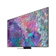 Samsung 98QN100B Ultra HD 4K QLED TV, genel renkli ince tasarım ve renkli ekran görüntüsü.