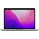 Apple MacBook Pro M2 13.3 inç gümüş laptop, önden açık ekranlı ana ürün görünümü