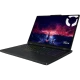 Siyah Lenovo Legion 5 Pro 83LT005RTRF38 oyuncu laptop, açık ekranda RGB aydınlatmalı klavye ile önden görünüm