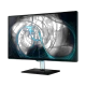 Samsung T22D390 Full HD FHD LED televizyon, ekranda soyut mavi teknoloji efektli vitrin görünümü