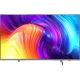 Philips 58PUS8507 Ultra HD 4K LED televizyon, renkli soyut ekran görüntüsü ile önden tasarım