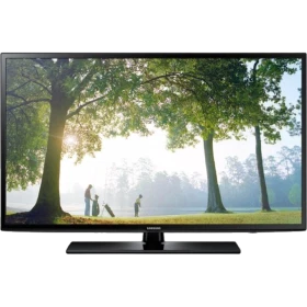 Samsung 40H6273 Full HD FHD LED Televizyon siyah renkli ekran, manzara sahnesiyle görünüyor.