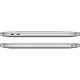 Apple MacBook Pro M2 13.3 inç gümüş laptop, yandan ince tasarımı ve bağlantı girişleriyle görünüm