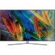 Samsung 65Q7F Ultra HD 4K QLED TV ekranda renkli soyut grafiklerle sergileniyor, genel renk seçeneği