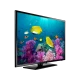 Samsung 32F5070 Full HD FHD TV, genel renkli siyah ekranla deniz canlıları görüntüsü gösteriyor