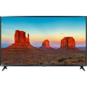 LG 65UK6100PLB 65 inç Ultra HD 4K LED televizyon; doğal manzara ekranı, ince çerçeve görünümü