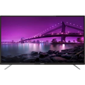 Axen AX040LED13 Full HD FHD LED televizyon, mor tonlu köprü manzarası gösteren ekranıyla; black?