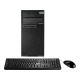 Asus D540MA-I787000390 masaüstü bilgisayar; siyah kasa, klavye ve fare birlikte sunuluyor.