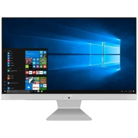 Asus Vivo V222UAK-WA039D masaüstü bilgisayar, gümüş renkli hepsi bir arada tasarım ve Windows ekranı