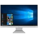 Asus Vivo V222UAK-WA039D masaüstü bilgisayar, gümüş renkli hepsi bir arada tasarım ve Windows ekranı